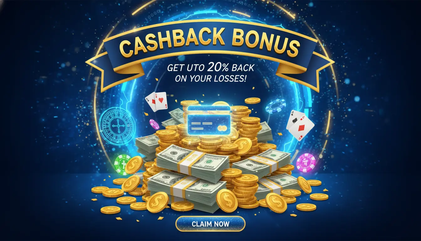 Queen Play casino cashback bonus
